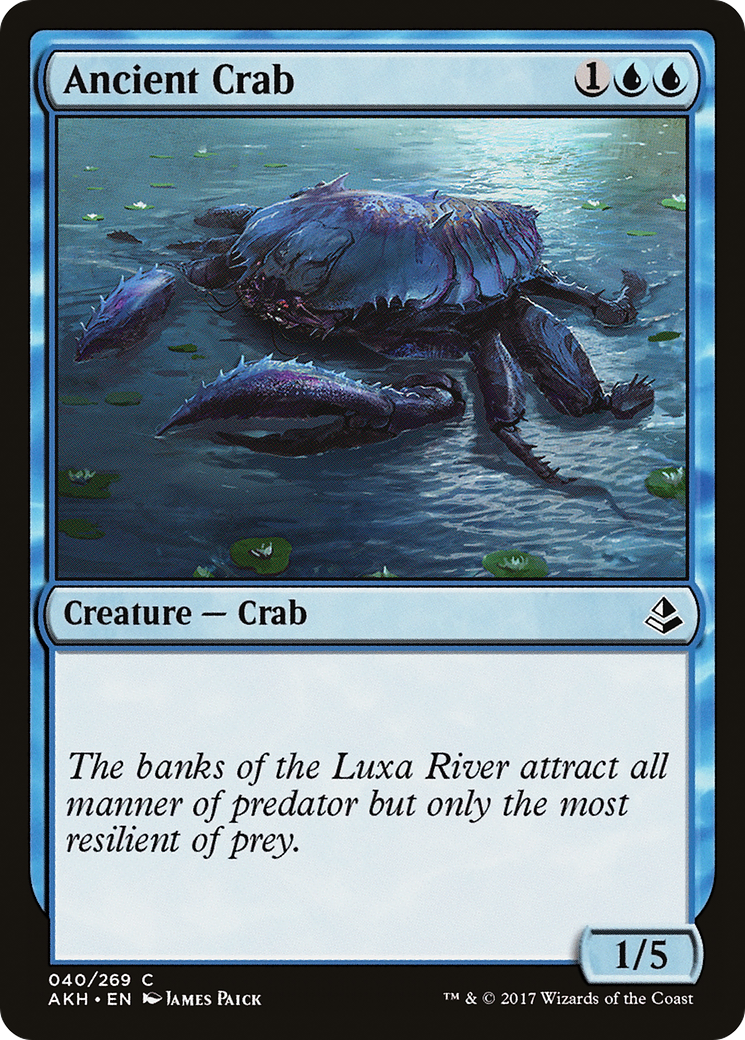 Crabe ancien (AKH-040) - Feuille d'Amonkhet 