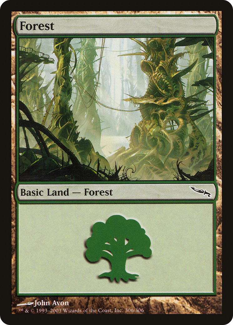 Forêt (MRD-306) - Mirrodin Foil