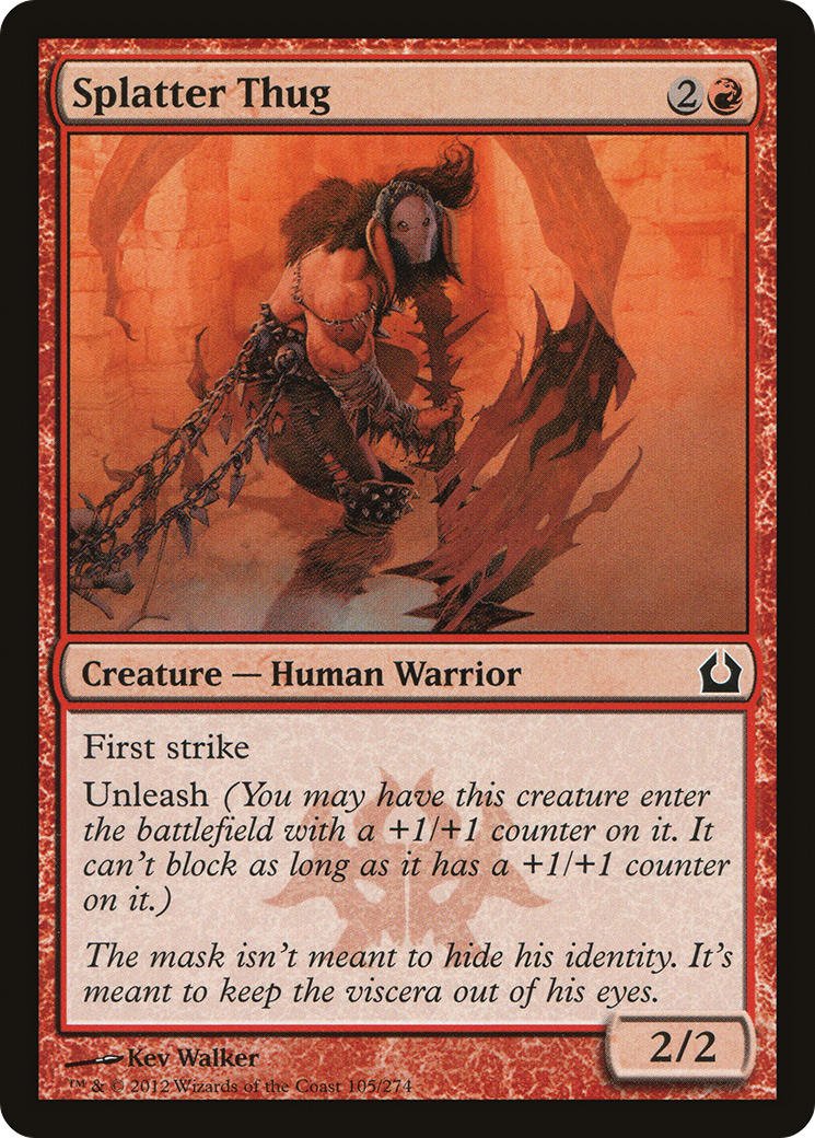 Splatter Thug (RTR-105) - Return to Ravnica
