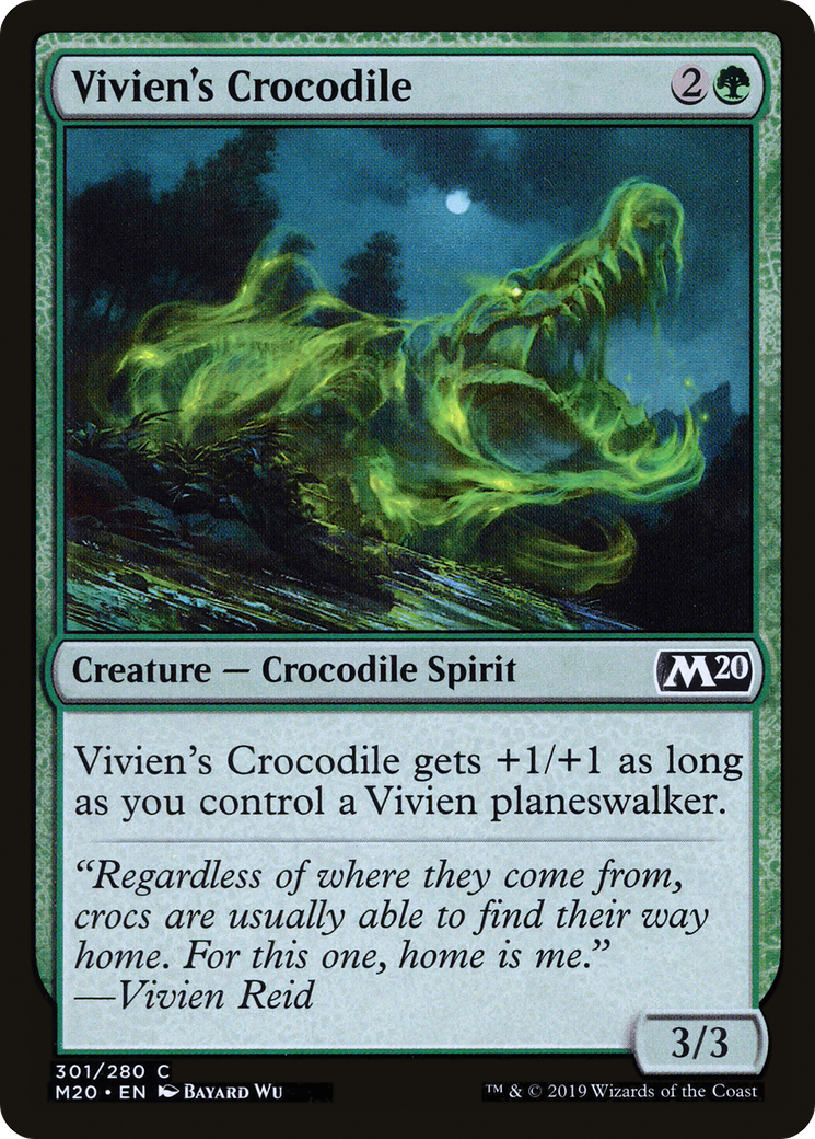 Vivien's Crocodile (M20-301) - Core Set 2020