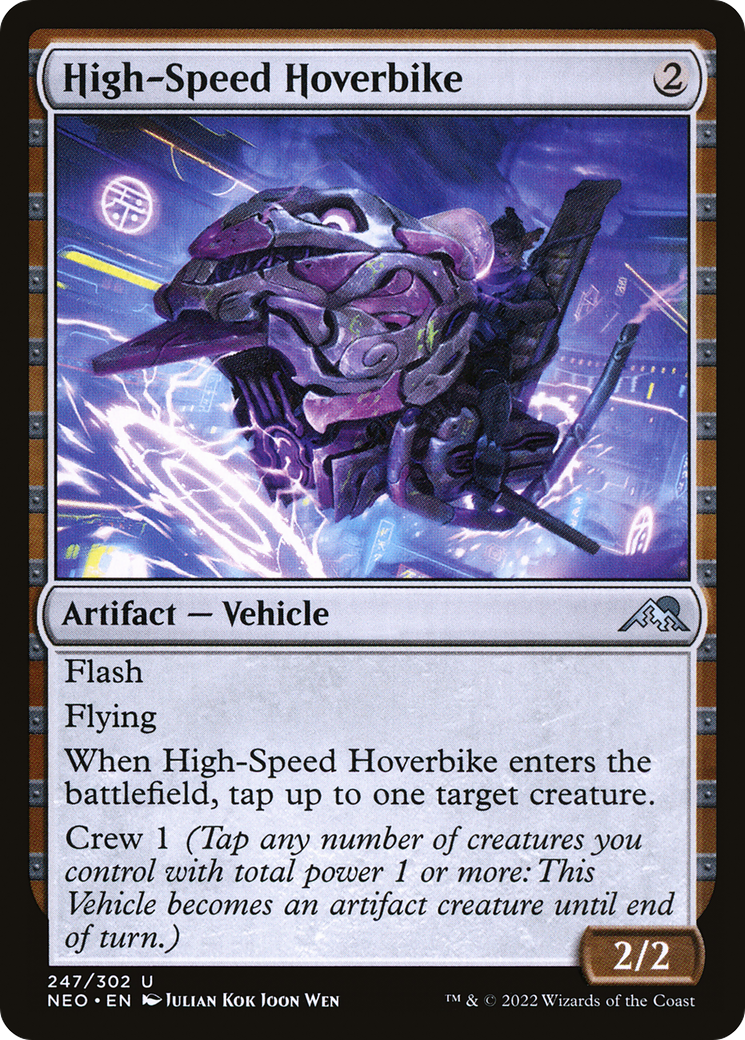Hoverbike à grande vitesse (NEO-247) - Kamigawa : Neon Dynasty Foil 