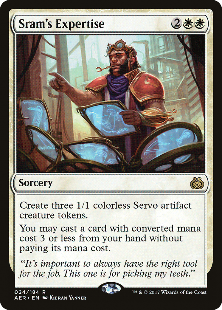 Expertise Sram (AER-024) - Feuille Aether Revolt 