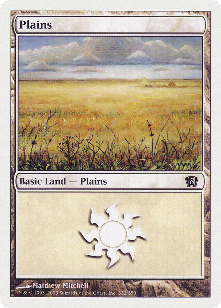 Plains (8ED-332) - Huitième édition