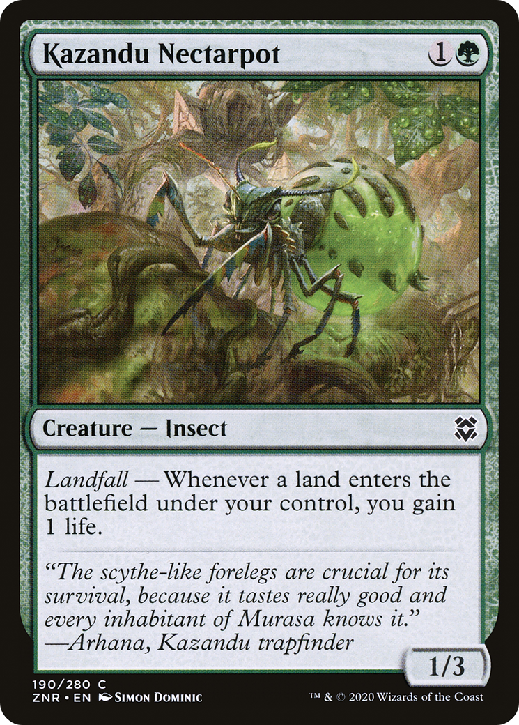 Pot à nectar Kazandu (ZNR-190) - Zendikar Rising