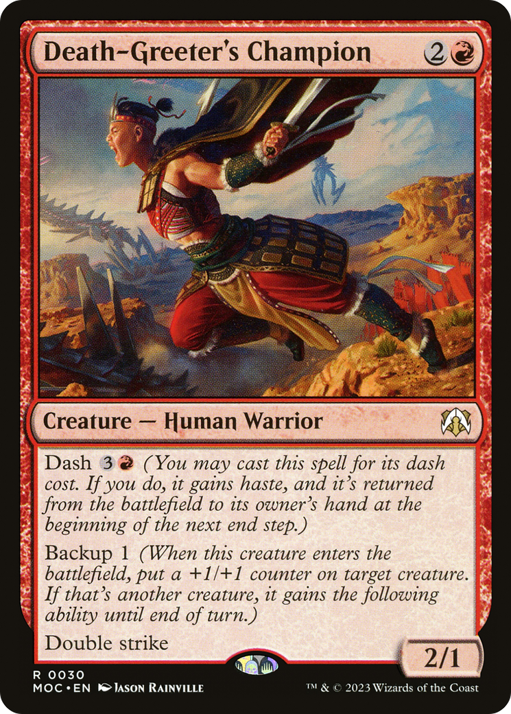 Death-Greeter's Champion (MOC-030) - March of the Machine Commander