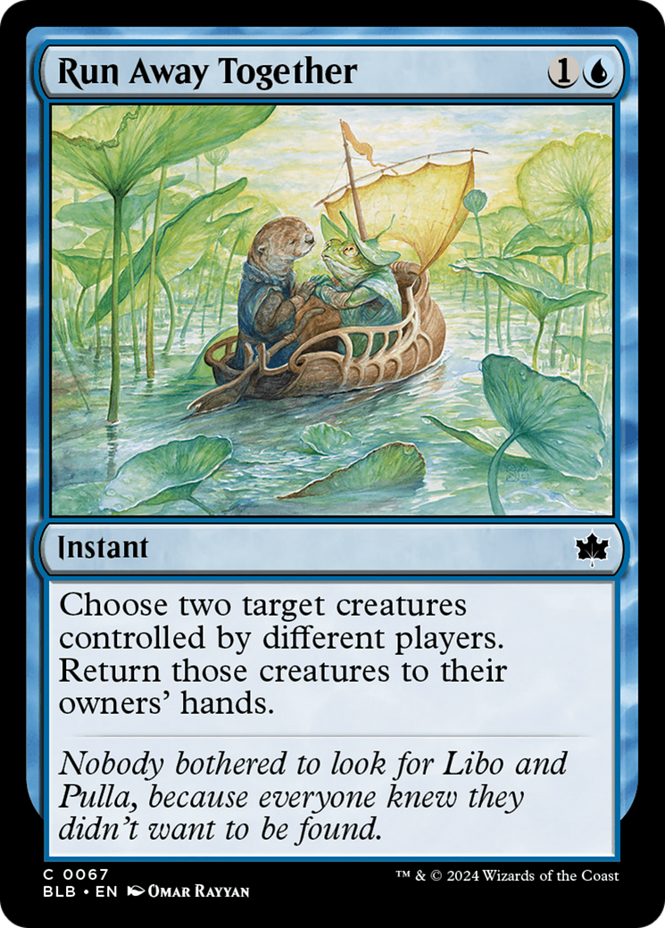 Fuyons ensemble (BLB-067) - Bloomburrow Foil 