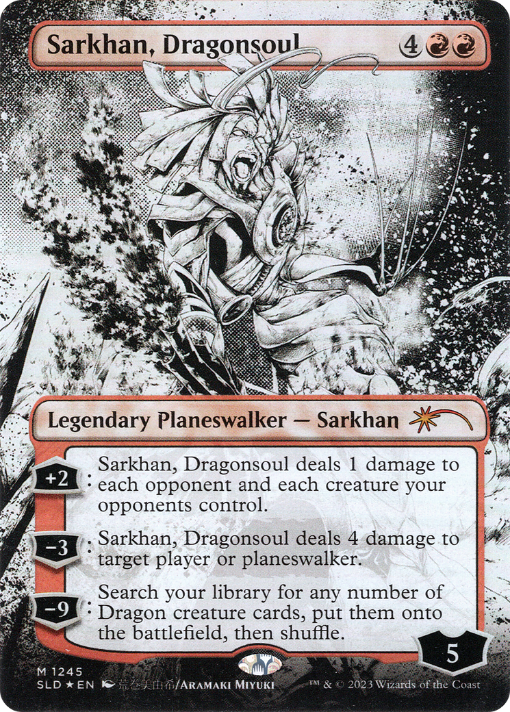 Sarkhan, Dragonsoul (Borderless) (SLD-1245) - Secret Lair Drop (Borderless) Foil