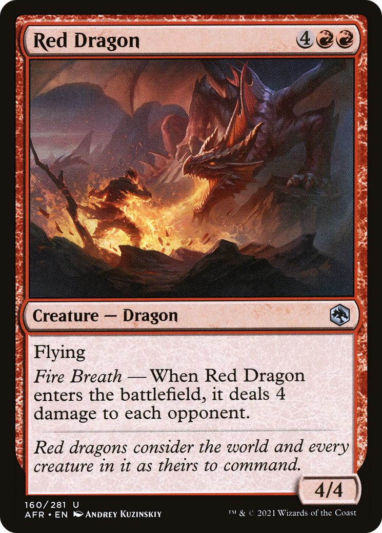 Red Dragon (AFR-160) - Adventures in the Forgotten Realms