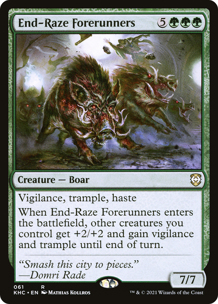 Forerunners End-Raze (KHC-061) - Commandant de Kaldheim 