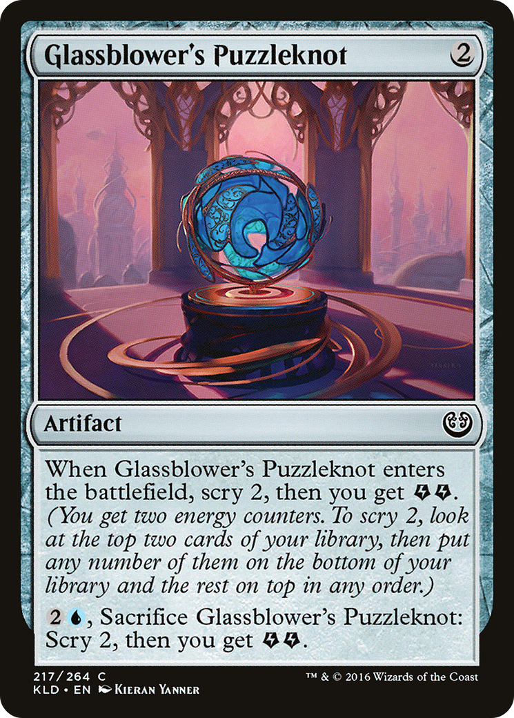 Noeud de puzzle du souffleur de verre (KLD-217) - Feuille de Kaladesh 