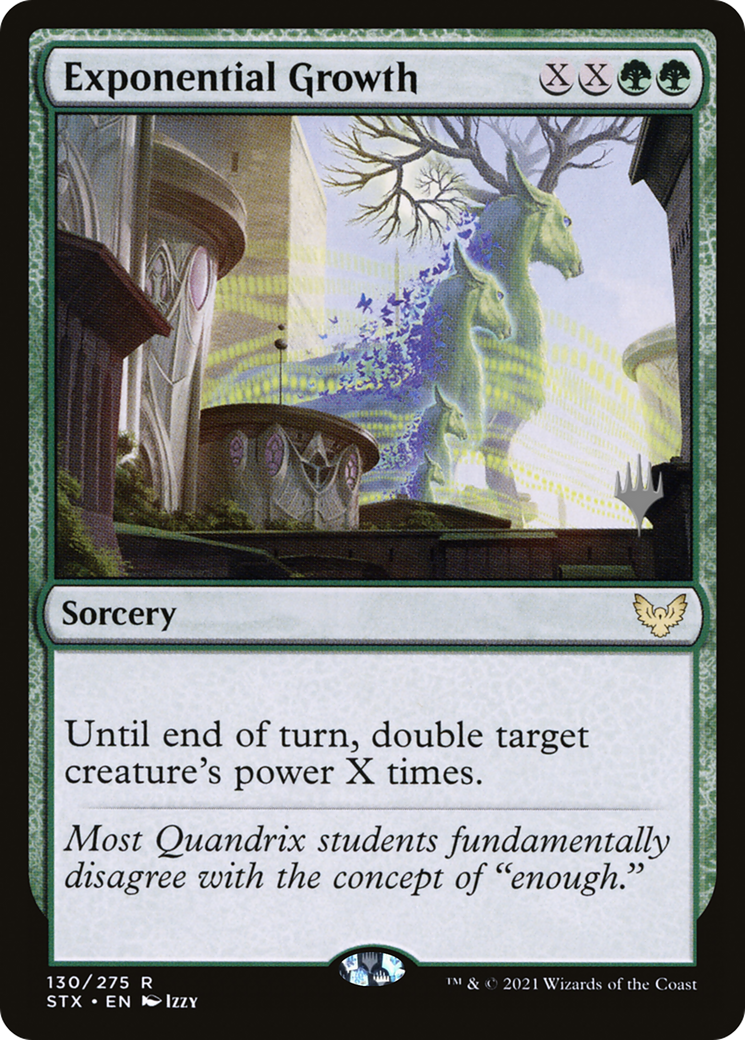 Exponential Growth (PPSTX-130P) - Strixhaven: School of Mages Promos