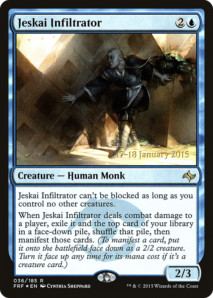 Jeskai Infiltrator (PRE-36S) - Fate Reforged Promos Foil