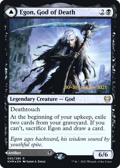 Egon, God of Death (PRE-092) - Kaldheim Promos Foil