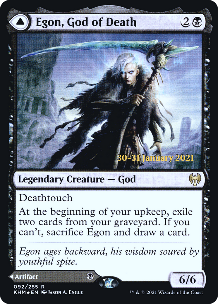 Egon, God of Death (PRE-092) - Kaldheim Promos Foil
