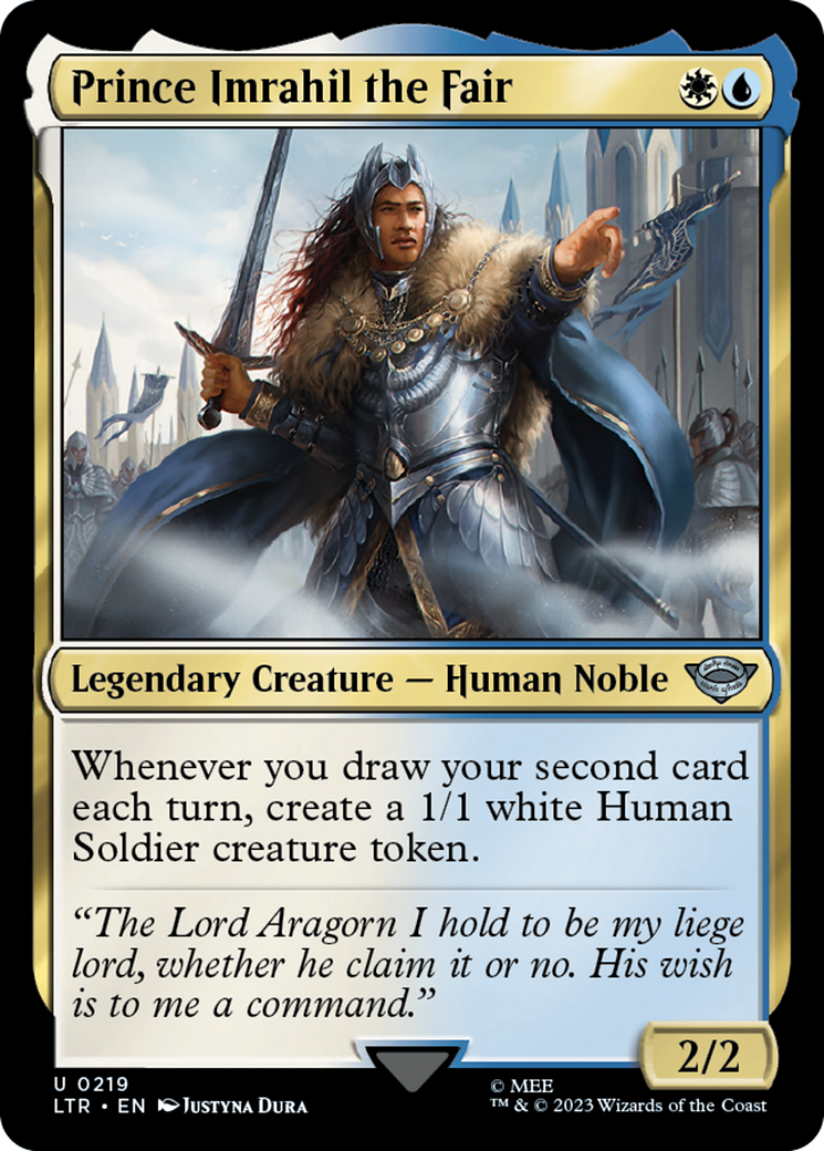 Prince Imrahil the Fair (LTR-219) - The Lord of the Rings: Tales of Middle-earth Foil