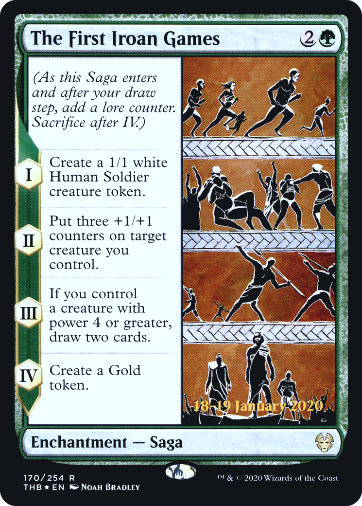The First Iroan Games (PRE-170S) - Theros Beyond Death Promos Foil