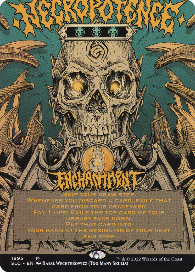 Necropotence (SLC-1995) - Secret Lair 30th Anniversary Countdown Kit (Borderless)