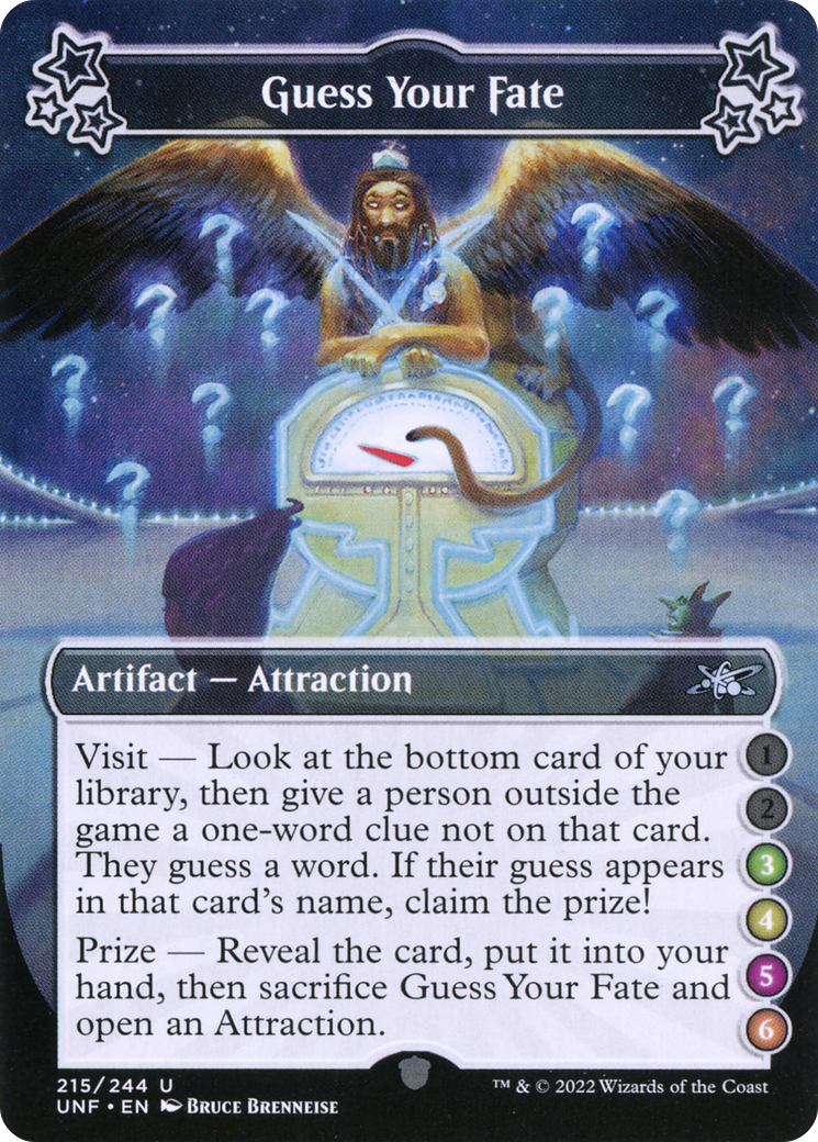 Guess Your Fate (3-4-5-6) (UNF-215) - Unfinity Foil