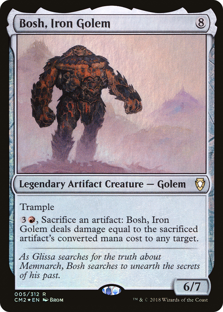 Bosh, Golem de Fer (CM2-005) - Commander Anthology Volume II Foil 