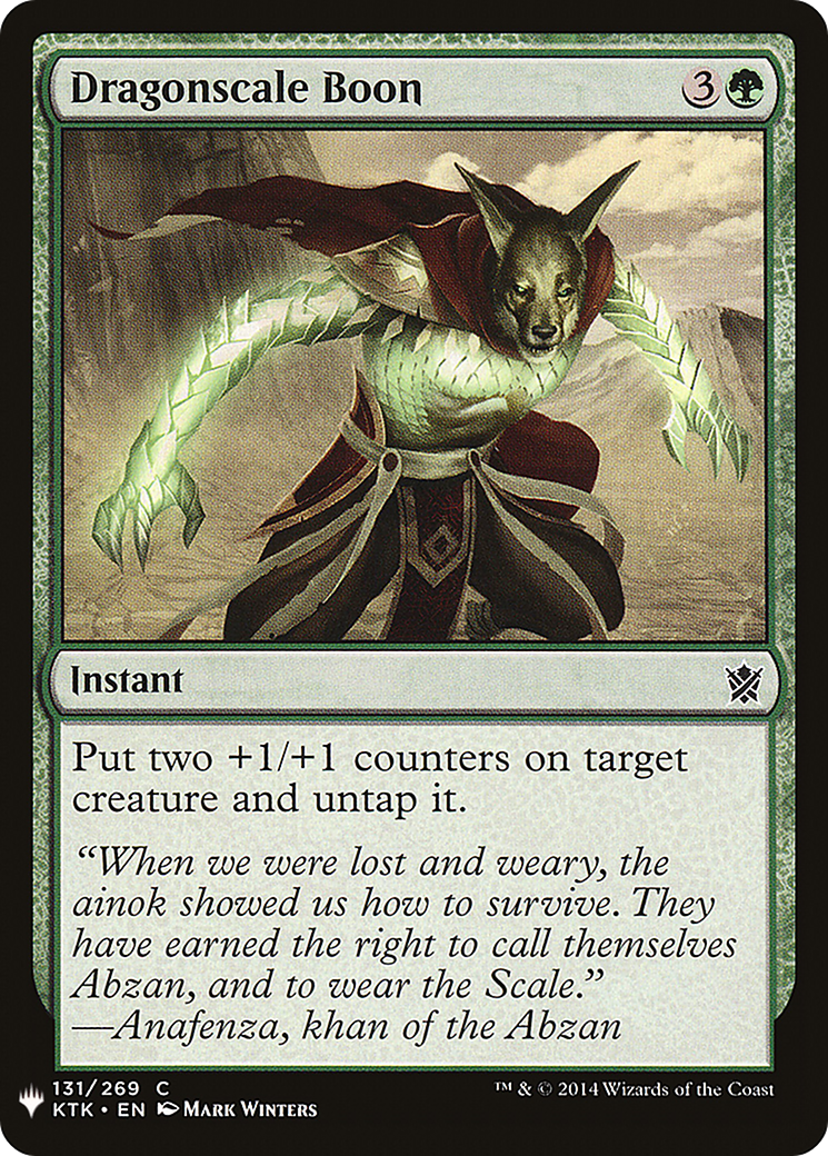 Dragonscale Boon (LIST-131) - The List