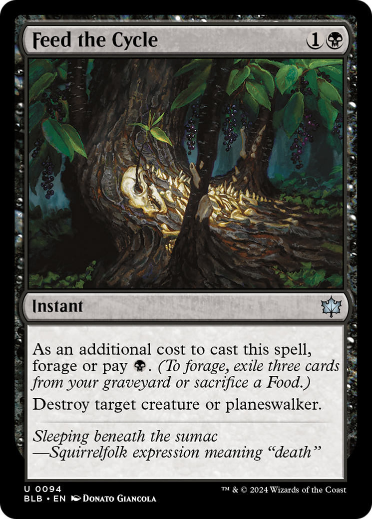 Nourrir le cycle (BLB-094) - Bloomburrow 