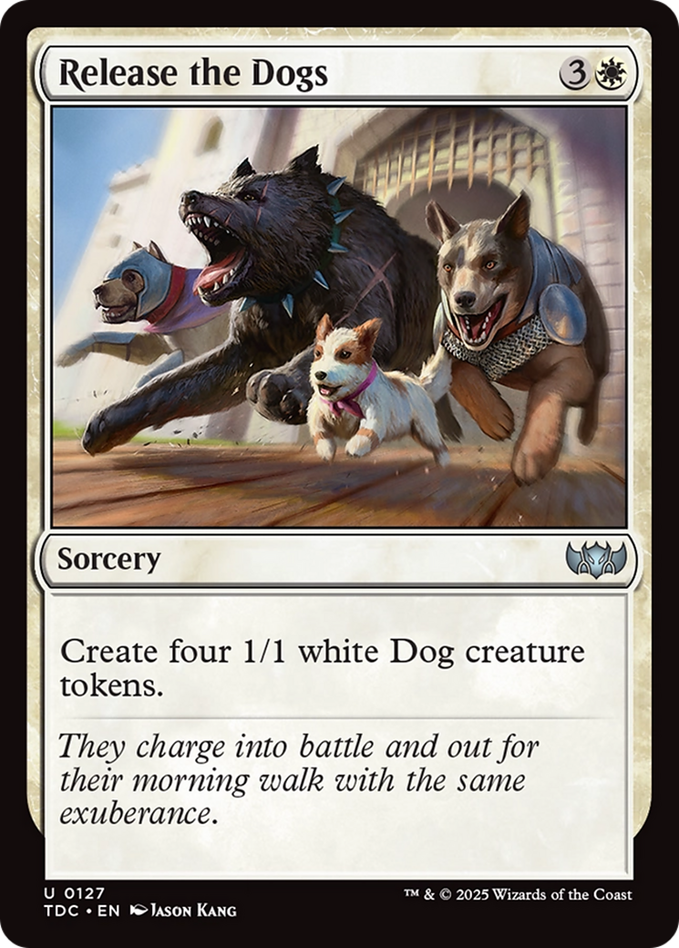 Lâchez les chiens (TDC-127) - Commandant : Tarkir : Tempête de dragons 