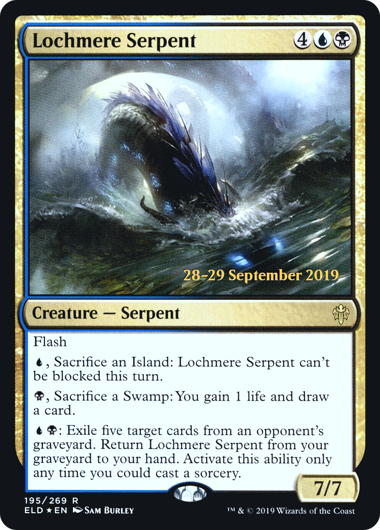 Serpent de Lochmere (PELD-195S) - Promotions du Trône d'Eldraine