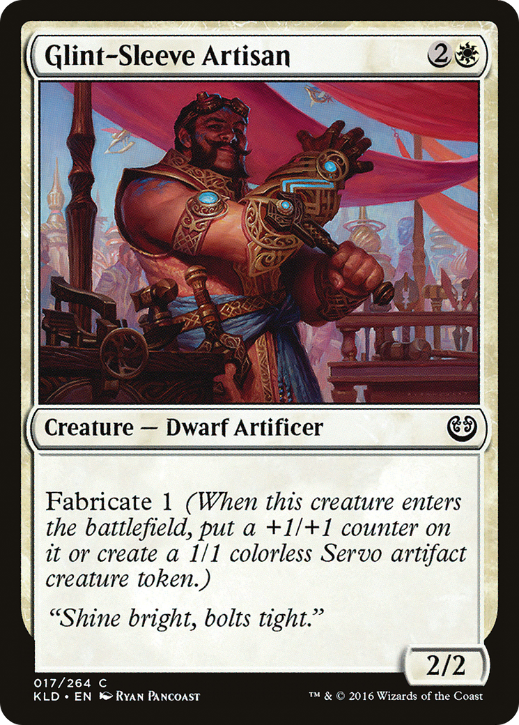 Artisan à manches scintillantes (KLD-017) - Feuille de Kaladesh 