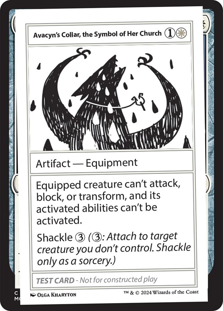 Avacyn's Collar, the Symbol of Her Church (MB2PC-509) - Mystery Booster 2