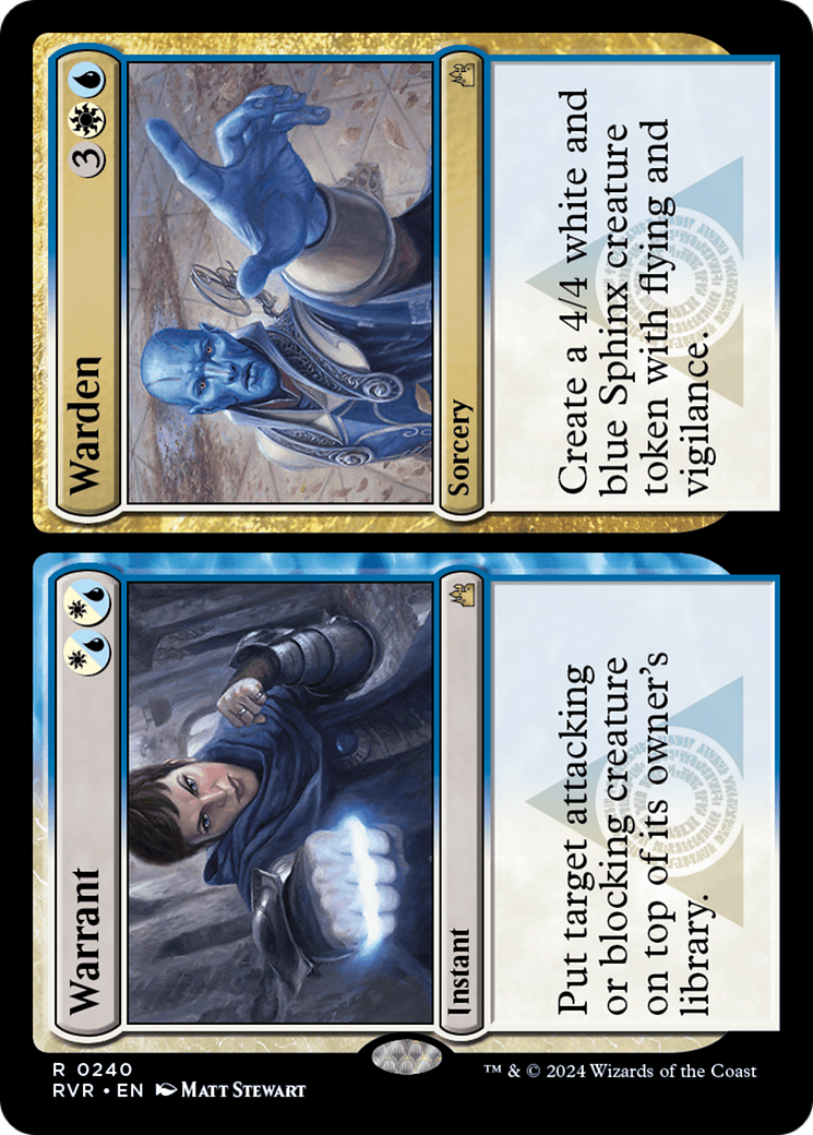 Mandat // Gardien (RVR-240) - Ravnica Remastered Foil 