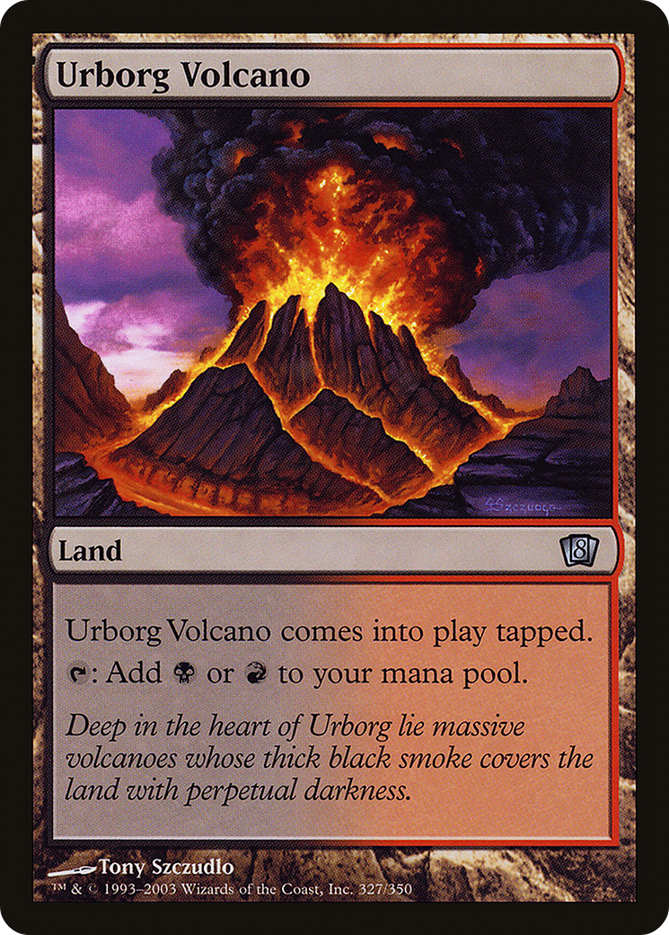 Volcan d'Urborg (8ED-327★) - Huitième édition