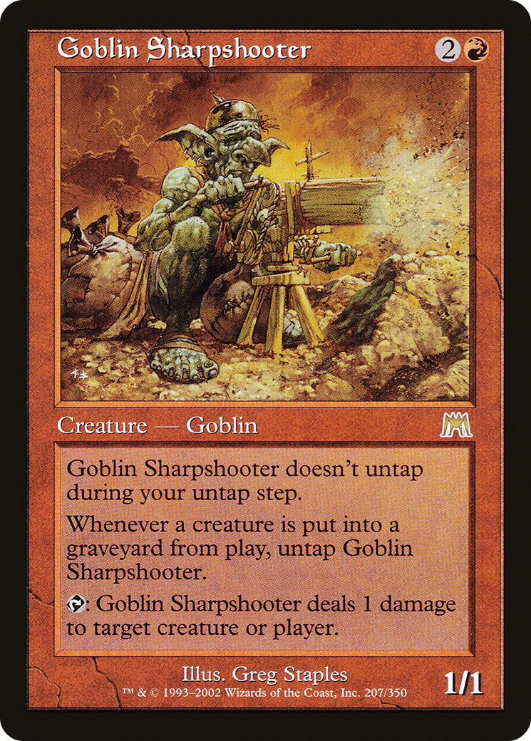 Goblin Sharpshooter (ONS-207) - Onslaught Foil 