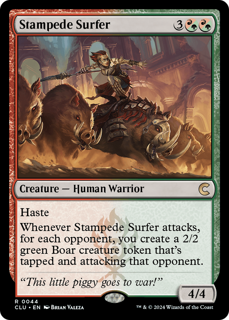 Stampede Surfer (CLU-044) - Ravnica : Édition Indice 