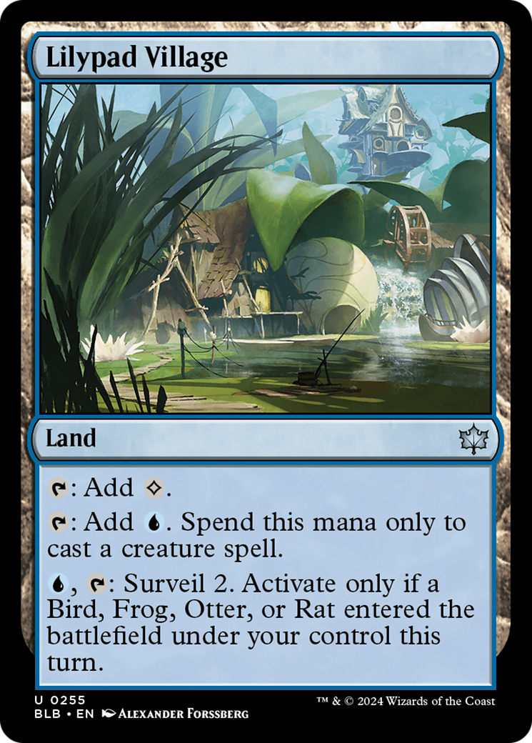 Village de Lilypad (BLB-255) - Burrow 