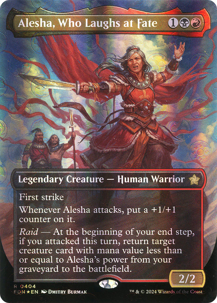 Alesha, qui rit du destin (FDN-404) - Fondations (sans bordure) 