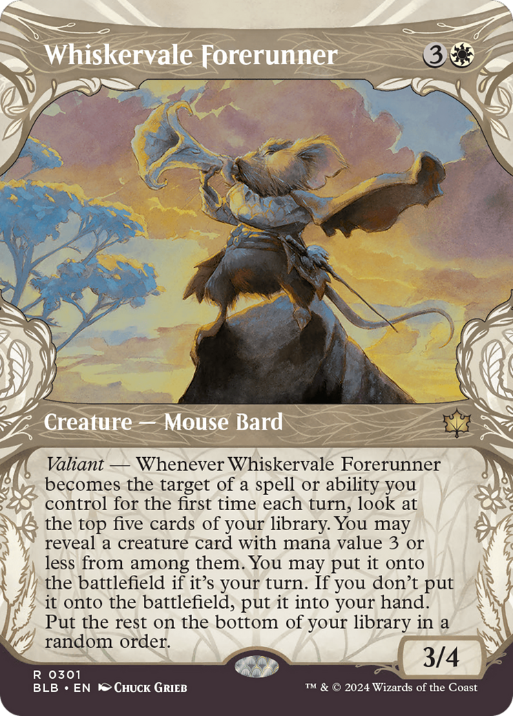 Précurseur de Whiskervale (BLB-301) - Bloomburrow : (Vitrine) 