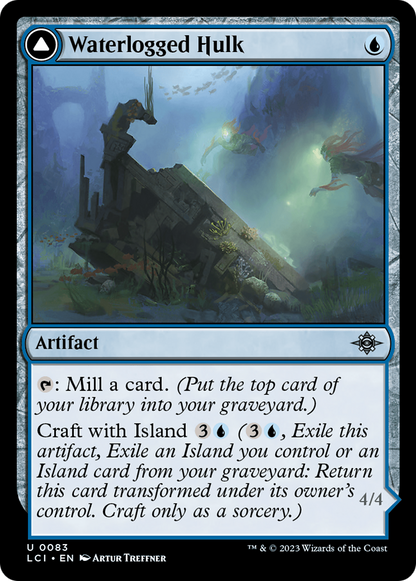 Waterlogged Hulk (LCI-083) - The Lost Caverns of Ixalan