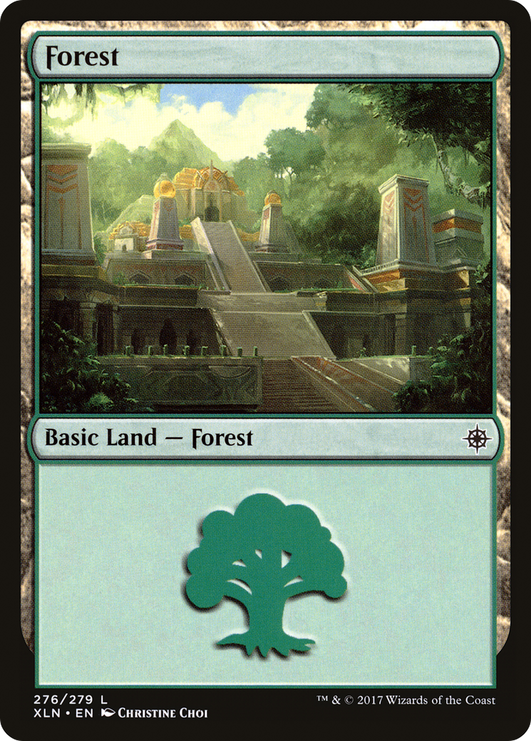 Forest (276) (XLN-276) - Ixalan Foil