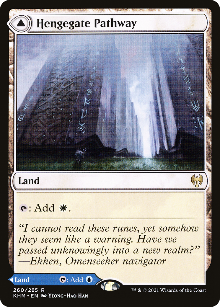 Voie Hengegate // Voie Mistgate (KHM-260) - Kaldheim Foil 