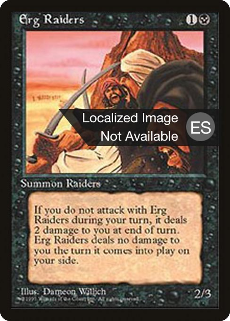 Erg Raiders (4BB-135) - Quatrième édition, Foreign Black Border 