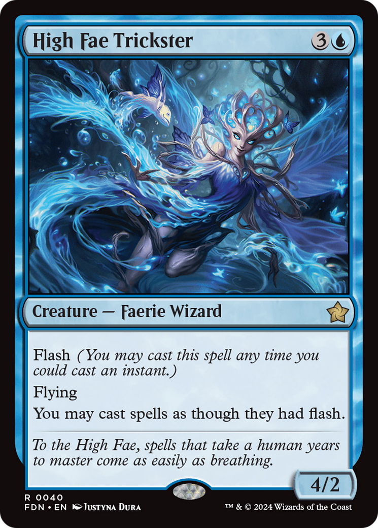 Fae Trickster (FDN-040) - Fondations Foil