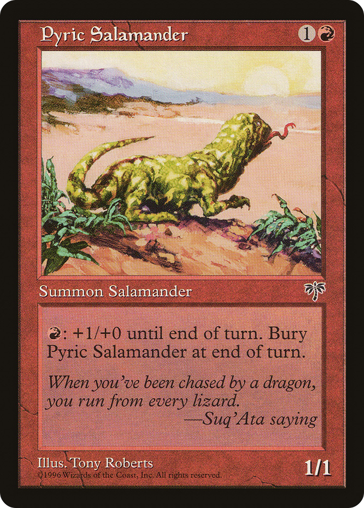 Salamandre pyrique (MIR-187) - Mirage 