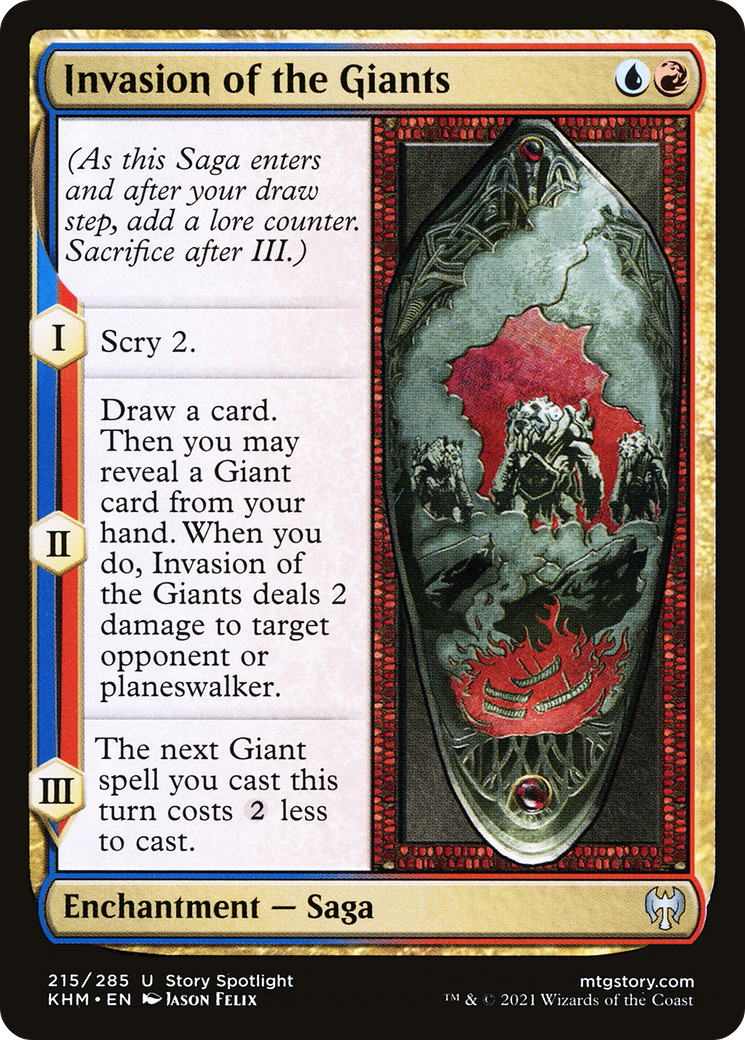 L'Invasion des Géants (KHM-215) - Kaldheim Foil 