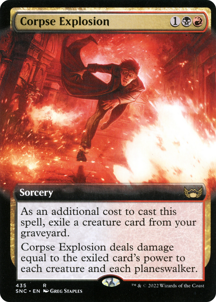 Corpse Explosion (Extended Art) (SNC-435) - Streets of New Capenna: (Extended Art)