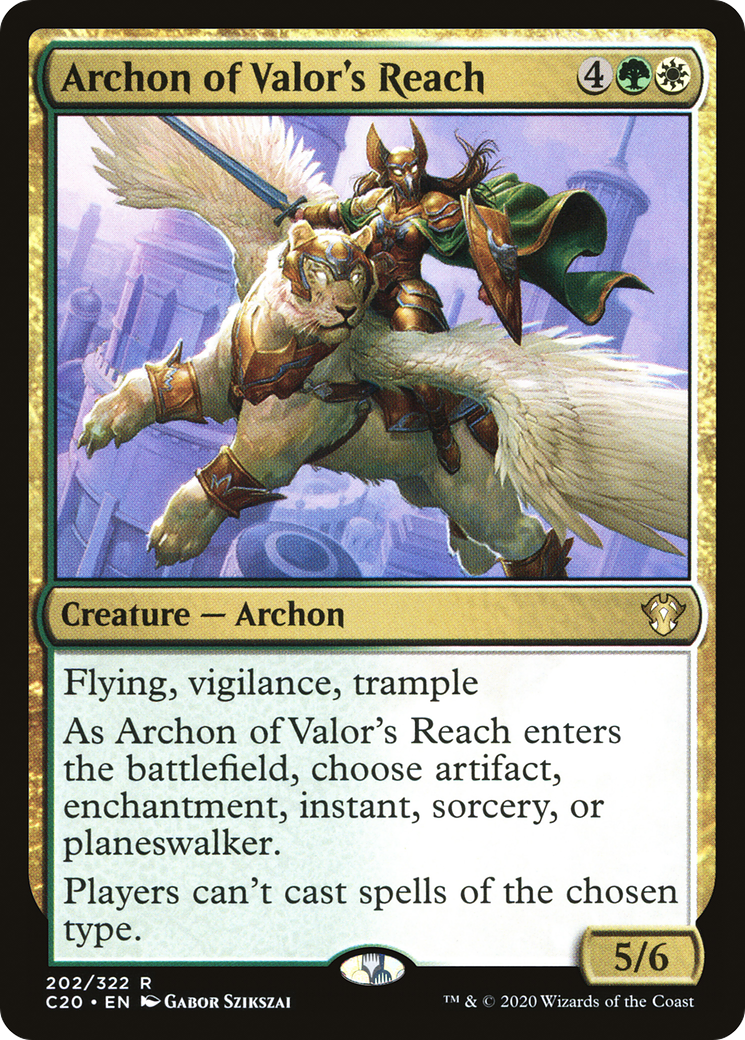 Archon of Valor's Reach (C20-202) - Commander 2020