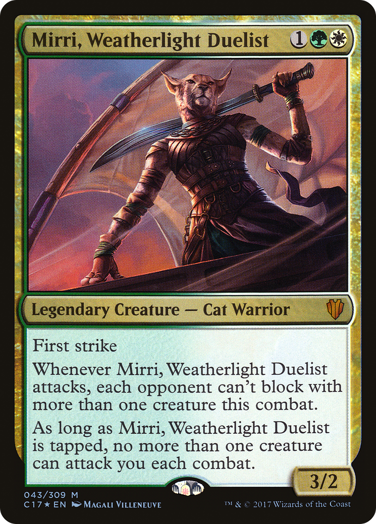 Mirri, Weatherlight Duelist (C17-043) - Commander 2017 Foil