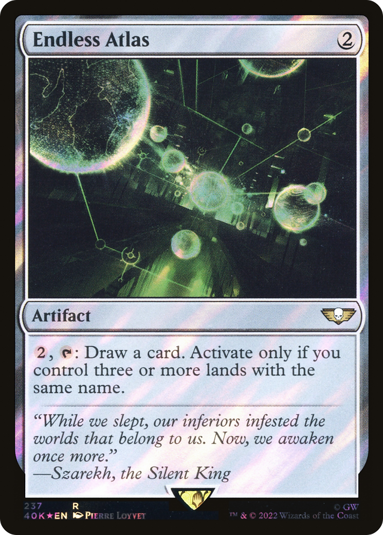 Endless Atlas (Surge Foil) (40K-237) - Warhammer 40,000 Commander Foil