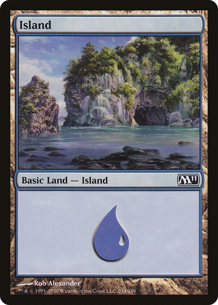 Island (234) (M11-234) - Magic 2011