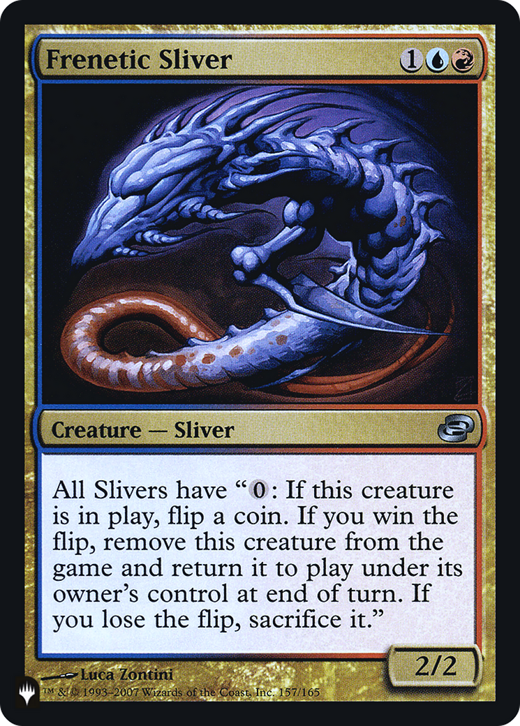 Frenetic Sliver (LIST-157) - The List