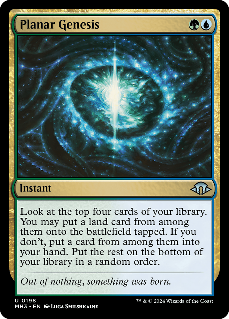 Planar Genesis (MH3-198) - Horizons Modernes 3 (version foil) 